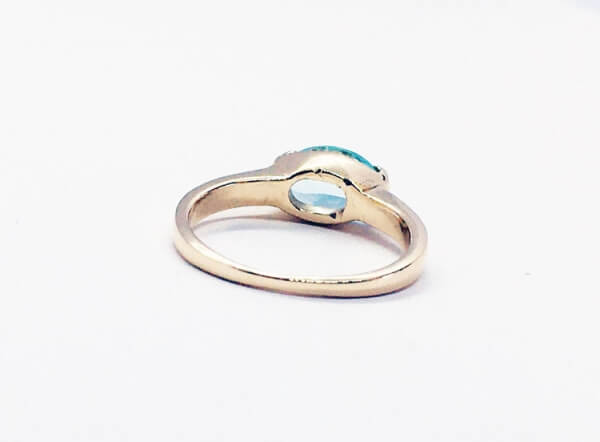 Aquamarin-Ring
