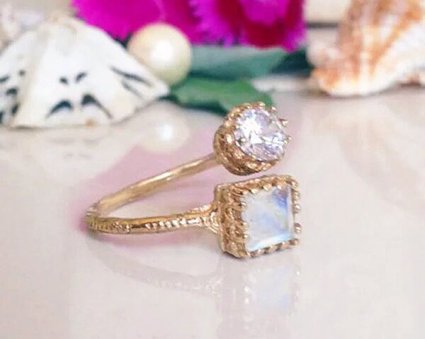 Dual Gemstone Ring