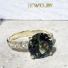 טבעת טורמלין ירוק