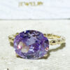 Lavendel-Amethyst-Ring