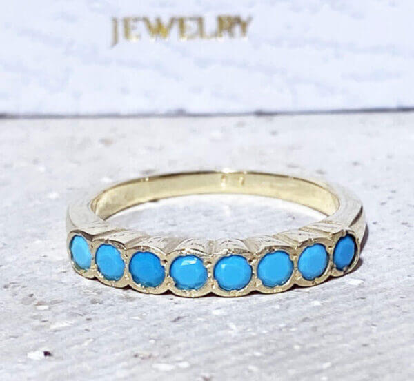 Blue Turquoise Ring